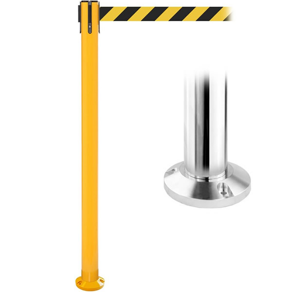 10.6m Fixed Position SafetyPro Retractable Belt Barrier